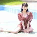 【写真特集 7枚】てぃあむ・朝比奈夢空、プールサイドで爽やかな微笑みをお届け＜近代麻雀水着祭2022＞