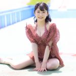 【写真特集 7枚】てぃあむ・朝比奈夢空、プールサイドで爽やかな微笑みをお届け＜近代麻雀水着祭2022＞