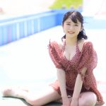 【写真特集 7枚】てぃあむ・朝比奈夢空、プールサイドで爽やかな微笑みをお届け＜近代麻雀水着祭2022＞