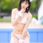 【写真 5枚】胡椒あや、フワフワな白猫ビキニで視線釘付け！＜近代麻雀水着祭2022＞