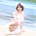 【写真 6枚】看護学生・ゆらの、猫耳付きのガーリー×セクシーな水着姿で視線釘付け！＜近代麻雀水着祭2022＞