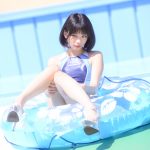 【写真特集 7枚】コスプレイヤー・花宮いのり、下乳こぼれる黒ビキニ姿で悩殺！＜近代麻雀水着祭2022＞