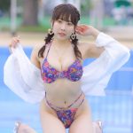 【写真特集 10枚】コスプレイヤー・りなしぃ、セクシー水着でメリハリ美ボディ披露!<近代麻雀水着祭2022>