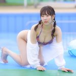 【写真特集 10枚】コスプレイヤー・りなしぃ、セクシー水着でメリハリ美ボディ披露！＜近代麻雀水着祭2022＞