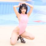 【写真 6枚】猫宮あすか、ハイレグ競泳水着で魅せる脇見せポーズで悩殺！＜近代麻雀水着祭2022＞