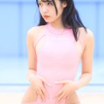 【写真 6枚】猫宮あすか、ハイレグ競泳水着で魅せる脇見せポーズで悩殺！＜近代麻雀水着祭2022＞