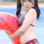 【写真 6枚】コスプレイヤー・うたたね翠、ツインテール×メガネ姿でフェチ心をくすぐる＜近代麻雀水着祭2022＞