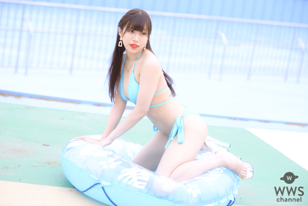 【写真 5枚】dela・今田希、爽やかビキニで見せる透明肌＜近代麻雀水着祭2022＞