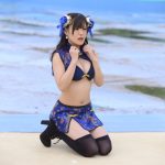 ソラネルカンパニー・橘れおな、チャイナ水着でふんわりバスト見せつけ！＜近代麻雀水着祭2022＞