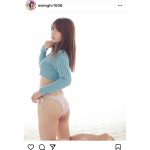 レースクイーン・永原芽衣「目があった」、ドキドキの水着ショットで美ボディあらわ