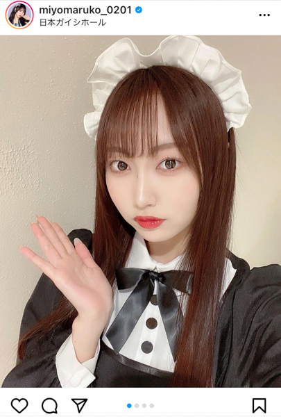SKE48・野村実代、メイド服で魅せる圧倒的美脚ショットに歓喜の声！「ご、ご主人様に立候補します」