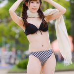 【写真特集 11枚】江口いちご、ケモノ耳ビキニで魅せる美プロポーション<近代麻雀水着祭2022>