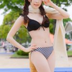 【写真特集 11枚】江口いちご、ケモノ耳ビキニで魅せる美プロポーション<近代麻雀水着祭2022>