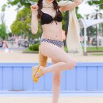 【写真特集 11枚】江口いちご、ケモノ耳ビキニで魅せる美プロポーション＜近代麻雀水着祭2022＞