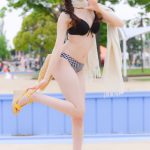 【写真特集 11枚】江口いちご、ケモノ耳ビキニで魅せる美プロポーション＜近代麻雀水着祭2022＞