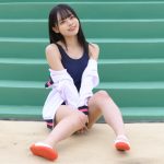 【写真特集 15枚】浪速猫(なにわキャッツ)・エレナ、まるで水泳部のマネージャーなスクール水着姿を届ける!<近代麻雀水着祭2022>