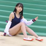 【写真特集 15枚】浪速猫(なにわキャッツ)・エレナ、まるで水泳部のマネージャーなスクール水着姿を届ける!<近代麻雀水着祭2022>