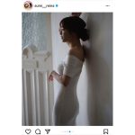 鷲見玲奈、タイトワンピースであらわな美ボディラインを披露！「魅力的で素敵過ぎ！！！！」