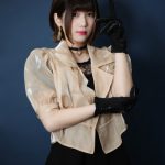 【写真特集 10枚】白井美春、キツネ耳×巫女コスで『絶対領域』チラ見せ！＜近代麻雀水着祭2022＞