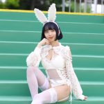 【写真特集 12枚】ラテラルアーク・遠月とうか、白バニーコスチュームで美脚を大胆に披露！！＜近代麻雀水着祭2022＞