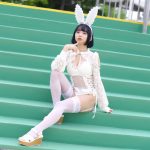 【写真特集 12枚】ラテラルアーク・遠月とうか、白バニーコスチュームで美脚を大胆に披露！！＜近代麻雀水着祭2022＞