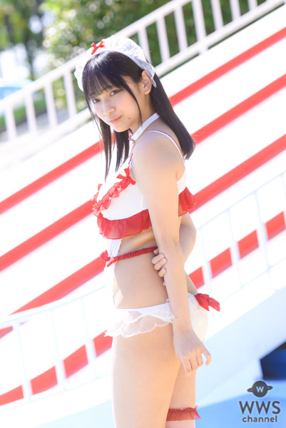 【写真特集 12枚】天使もも、ナース風ビキニで放つ透明美肌にうっとり釘付け！＜近代麻雀水着祭2022＞