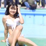 赤ちょこ・東條明日華、まぶしい透明肌と白水着で視線釘付け！＜近代麻雀水着祭2022＞