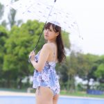 【写真特集 8枚】Aphrodite・倉澤雪乃、バックショットで美尻披露！美脚でも視線を釘付けに＜近代麻雀水着祭2022＞