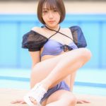 【写真特集 7枚】看護学生・ゆらの、透明感バツグンの美脚見せつけ！＜近代麻雀水着祭2022＞