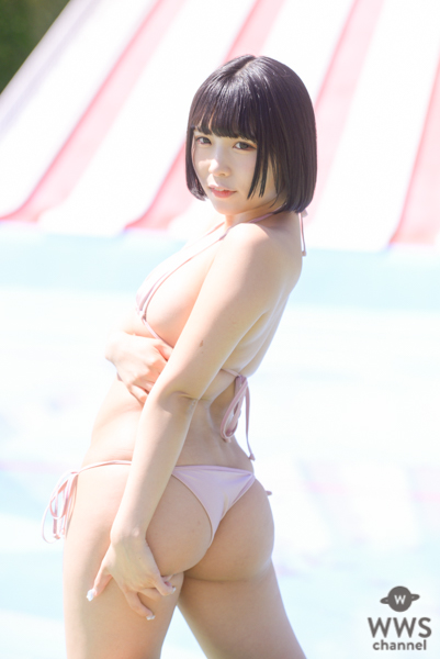 【写真特集 11枚】必殺エモモモモ7・ゆうかりん、ムチムチボディと豊満バストで圧倒！＜近代麻雀水着祭2022＞