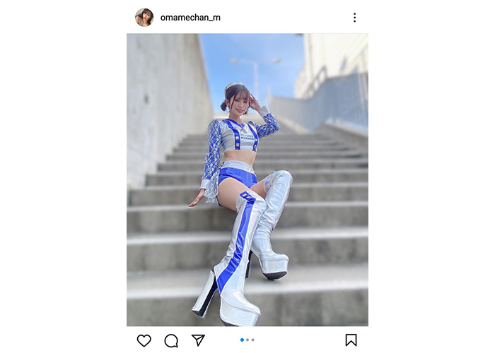 レースクイーン・織田真美那、抜群のプロポーションを見せつけ大胆に美脚を披露！