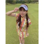dela・今田希、ミニ＆爽やかなゴルフウェア姿にファン歓喜！
