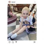 加藤紗里、超ミニ丈のメイド姿で美谷間見せつける大胆ショットに「最高に痺れました！」「鼻血出ます」と歓喜の声！