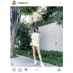 マギー、超タイトミニで美脚を披露「もうほとんど脚」「スタイル神」とファン歓喜