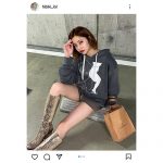 lol-エルオーエル-・hibiki、絶対領域あらわな超ショーパンコーデ公開！