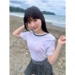#ババババンビ・小鳥遊るい、濡れ透けTシャツで柔肌披露！