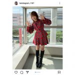 AKB48・岡部麟、絶対領域チラリなミニスカート衣装披露「顔面国宝」と絶賛の声！