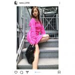 板野友美、ピンクミニドレスで美脚披露！「スタイル良すぎだし可愛い」「攻めてるね～」