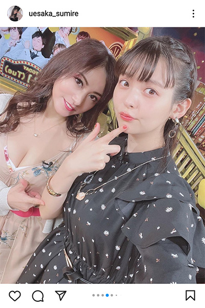 上坂すみれ、たかはし智秋との連発ツーショットに「二人とも最高」「美しいの渋滞」の声！