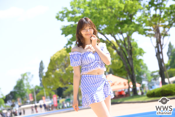 【写真特集 13枚】イロハサクラ・優希、爽やかギンガムチェックの水着姿で視線釘付け！＜近代麻雀水着祭2022＞