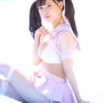 【写真 4枚】ネモフィラ新世界・二宮あー、透け感セーラー服で白ビキニ披露＜近代麻雀水着祭2022＞