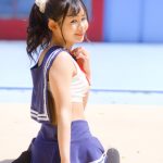 【写真特集 11枚】赤ちょこ・東條明日華、セーラー服コスチュームで美尻をセクシーに見せつけ！＜近代麻雀水着祭2022＞