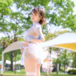 【写真特集 10枚】deeper²・有香、セクシーチャイナ風水着で美尻披露＜近代麻雀水着祭2022＞