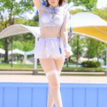 【写真特集 10枚】deeper²・有香、セクシーチャイナ風水着で美尻披露<近代麻雀水着祭2022>