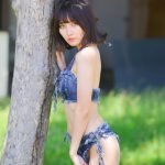 【写真特集 7枚】夏目まどか、デニムビキニで魅せるくびれラインを大胆披露！＜近代麻雀水着祭2022＞