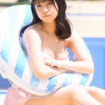 【写真特集 11枚】天使もも、ガーリーな花ビキニでふっくらバスト披露！＜近代麻雀水着祭2022＞