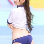 【写真特集 7枚】くれよんちゅ〜どく・花音ここ、ブルマ風水着でフェチ心くすぐる！＜近代麻雀水着祭2022＞