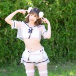 【写真特集 9枚】may in film・小槙しゅか、スケスケなセーラー服姿で透明ボディ披露！＜近代麻雀水着祭2022＞