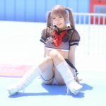 【写真 5枚】ネモフィラ新世界・星月夜あむ、ルーズソックスを履いた美脚を惜しみなく見せつけ！＜近代麻雀水着祭2022＞