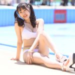 【写真 5枚】Menkoiガールズ・まりあ、白ビキニ衣装で黒髪ツインテールをなびかせる！＜近代麻雀水着祭2022＞